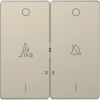 Schneider Electric Merten System Design - MTN3429-6033 - Billentyű, ne zavarj/takarítás szimbólummal, System-D, szahara