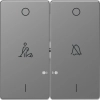 Schneider Electric Merten System Design - MTN3429-6036 - Billentyű, ne zavarj/takarítás szimbólummal, System-D, acél