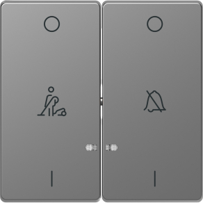   Schneider Electric Merten System Design - MTN3429-6036 - Billentyű, ne zavarj/takarítás szimbólummal, System-D, acél