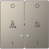 Schneider Electric Merten System Design - MTN3429-6050 - Billentyű, ne zavarj/takarítás szimbólummal, System-D, nikkel