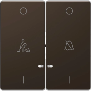 Schneider Electric Merten System Design - MTN3429-6052 - Billentyű, ne zavarj/takarítás szimbólummal, System-D, mokka
