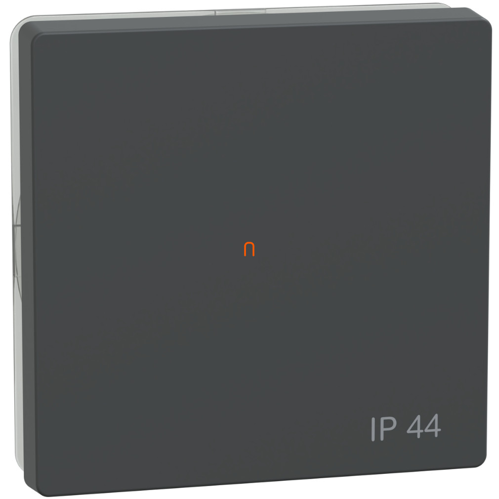 Schneider Merten billentyű, IP44, antracit (System Design)