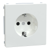 Schneider Electric Merten System Design - MTN2300-6035 - 2P+F csatlakozóaljzat, biztonsági zsaluval, rugós, 16A, System-D, lótuszfehér