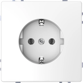 Schneider Electric Merten System Design - MTN2301-6035 - 2P+F csatlakozóaljzat, rugós, 16A, System-D, lótuszfehér