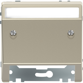   Schneider Electric Merten System Design - MTN4540-6033 - Fedél, kommunikációs betétekhez, feliratozható, System-D, szahara