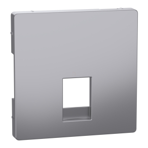   Schneider Electric Merten System Design - MTN4215-6036 - Fedlap RJ11/RJ12 aljzatokhoz, D-Life, acél