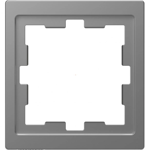 Schneider Merten D-Life egyes keret, acél MTN4010-6536