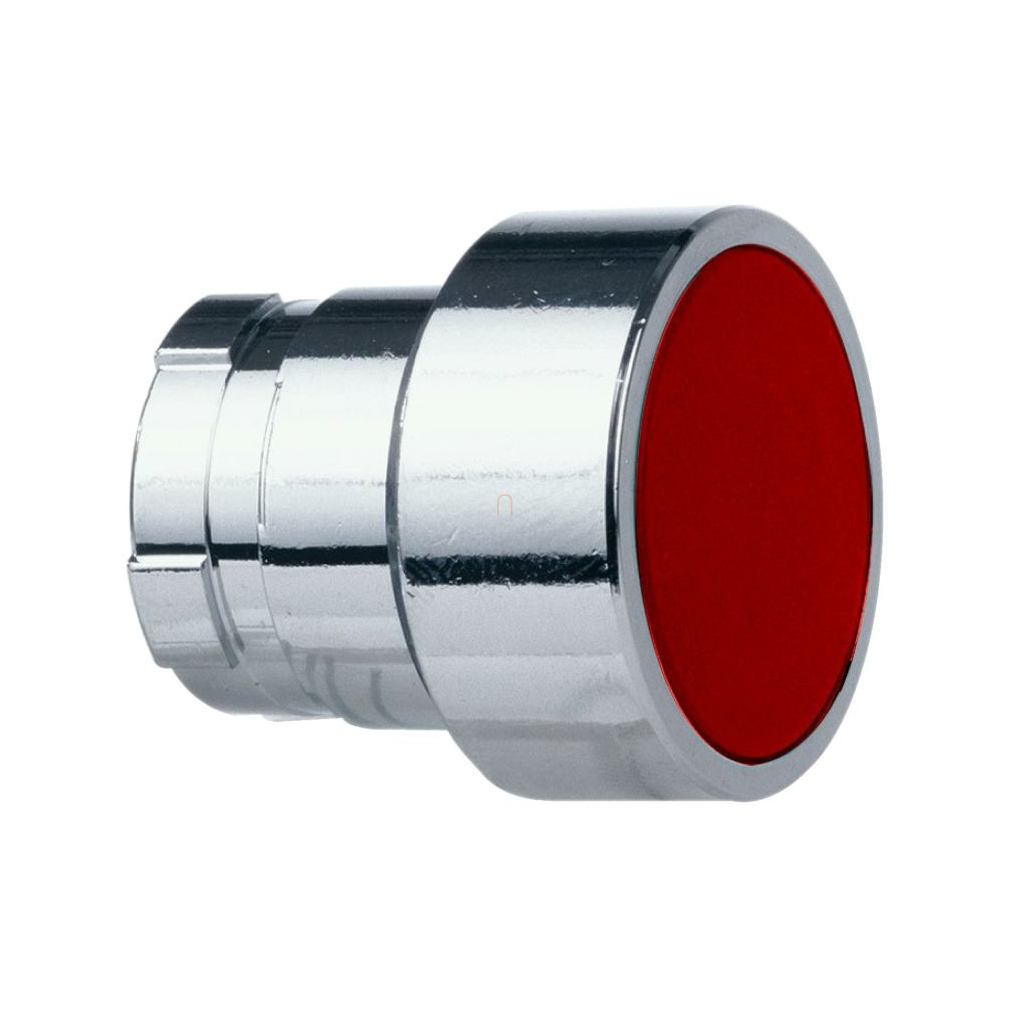 Easy Harmony XB2, Nyomógomb fej, piros, fém, panelbe süllyesztett, 22mm, visszatérő, jelöletlen ZB2BA4C Schneider