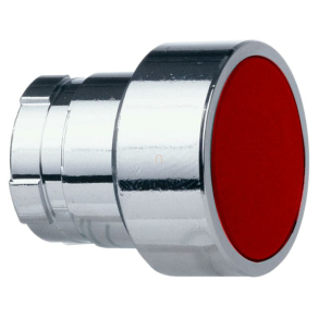   Schneider Electric Easy Harmony XB2 - ZB2BA4C - Nyomógomb fej, piros, fém, panelbe süllyesztett, 22mm, visszatérő, jelöletlen