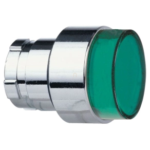   Schneider Electric Easy Harmony XB2 - ZB2BW13C - Világító nyomógomb fej, zöld, fém, kiemelkedő, 22mm, visszatérő