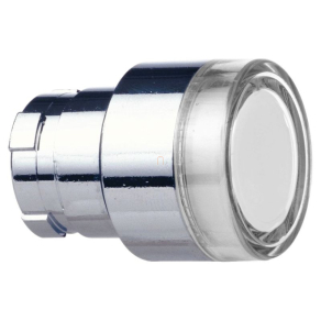   Schneider Electric Easy Harmony XB2 - ZB2BW31C - Világító nyomógomb fej, fehér, fém, panelbe süllyesztett, 22mm, visszatérő