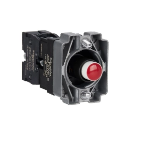   Schneider Electric Easy Harmony XB2 - ZB2BWB41C - Világító aljzat, gallér, piros led, fém