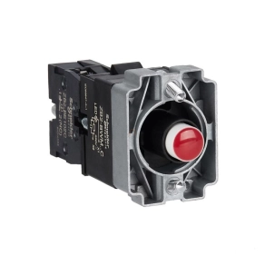   Schneider Electric Easy Harmony XB2 - ZB2BWM42C - Világító aljzat, gallér, piros LED, fém