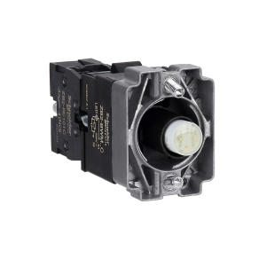Schneider Electric Easy Harmony XB2 - ZB2BWM51C - Világító aljzat, gallér, narancssárga LED, fém