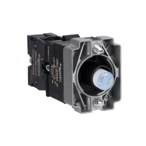 Schneider Electric Easy Harmony XB2 - ZB2BWM61C - Világító aljzat, gallér, kék LED, AC 380V, fém