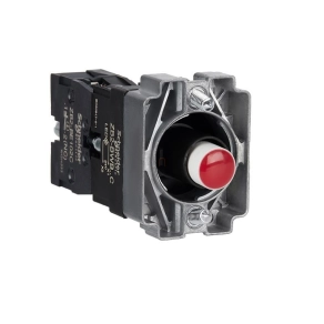   Schneider Electric Easy Harmony XB2 - ZB2BWB42C - Világító aljzat, gallér, piros led, fém