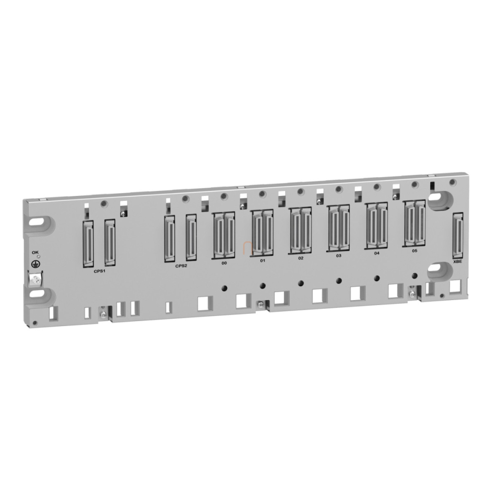 Redundáns Hátlap, 6 I/O kártyahely BMEXBP0602 Schneider