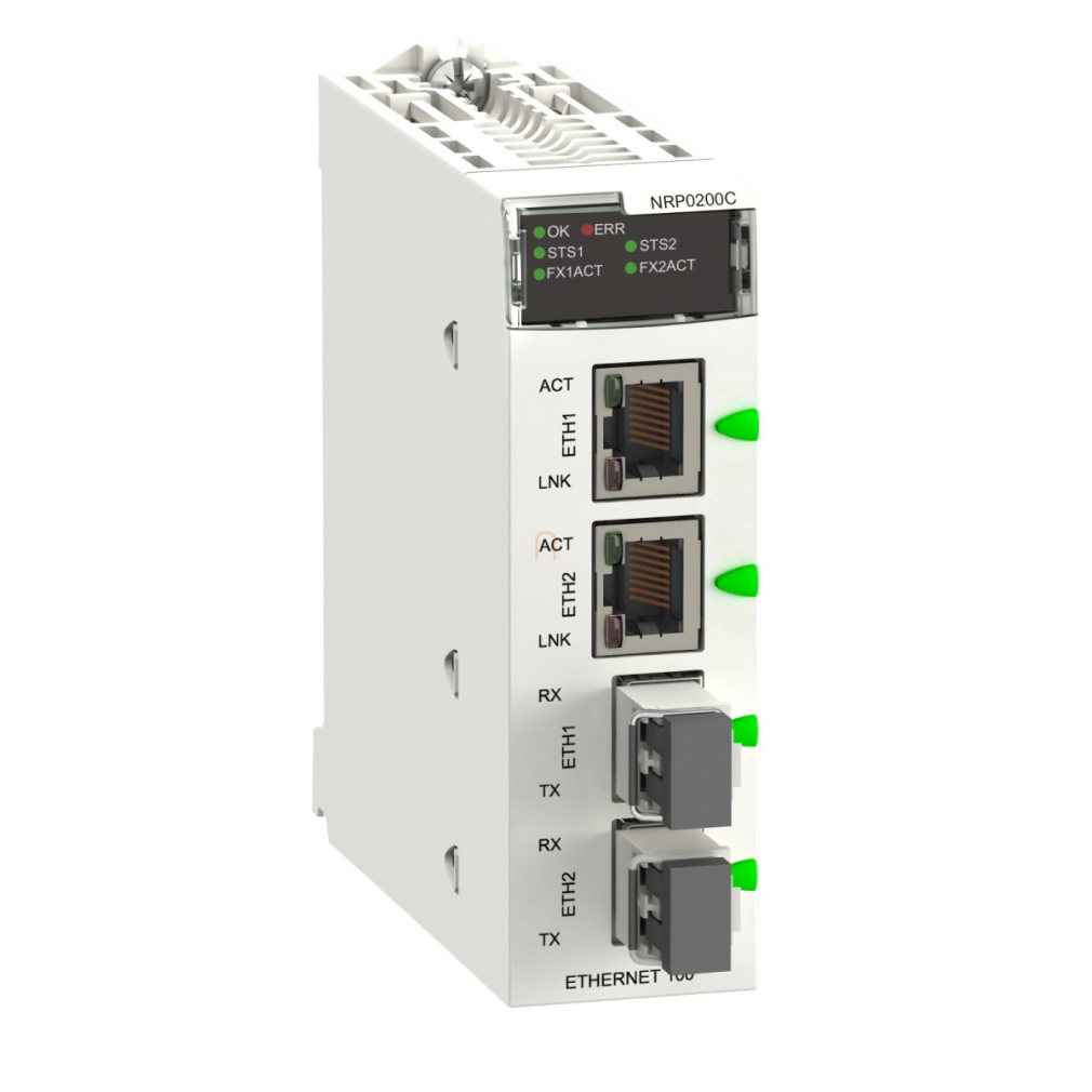 X80 kommunikációs modul, opto/réz átalakító, multimódusú, lakkozott BMXNRP0200C Schneider