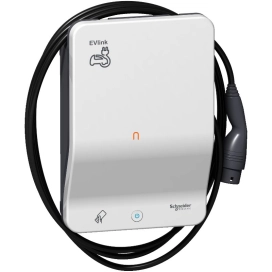   Schneider elektromos autótöltő állomás EVLink Smart Wallbox 22 KW kábellel T2 RFID EVB1A22PCRI