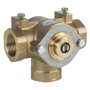   Schneider Electric Shoe Valves and Actuators - MB1652 - Háromutas forgószelep 2" BSP, KV 32.0, keverő-/elterelő szelep