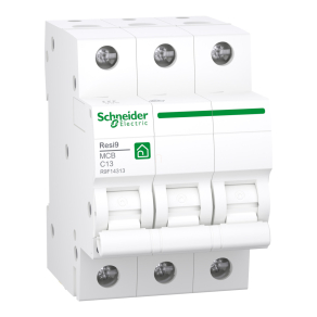   Schneider Electric Resi9 - R9F14313 - kismegszakító, 3P, C, 13A