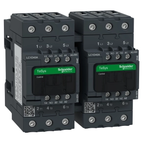 Schneider Electric TeSys D - LC2D40ABNE - D irányváltó kontaktor GREEN - 3P 440V 40A 24VAC