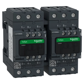 Schneider Electric TeSys D - LC2D65ABBE - D irányváltó kontaktor GREEN - 3P 440V 50A 24VDC