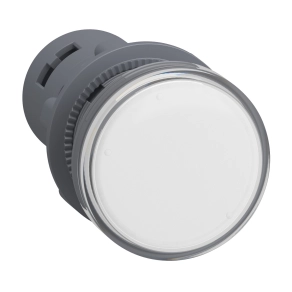 Schneider Electric Easy Harmony XA2 - XA2EVM1LC - Ø22 LED jelzőlámpa, 220…230V AC, fehér
