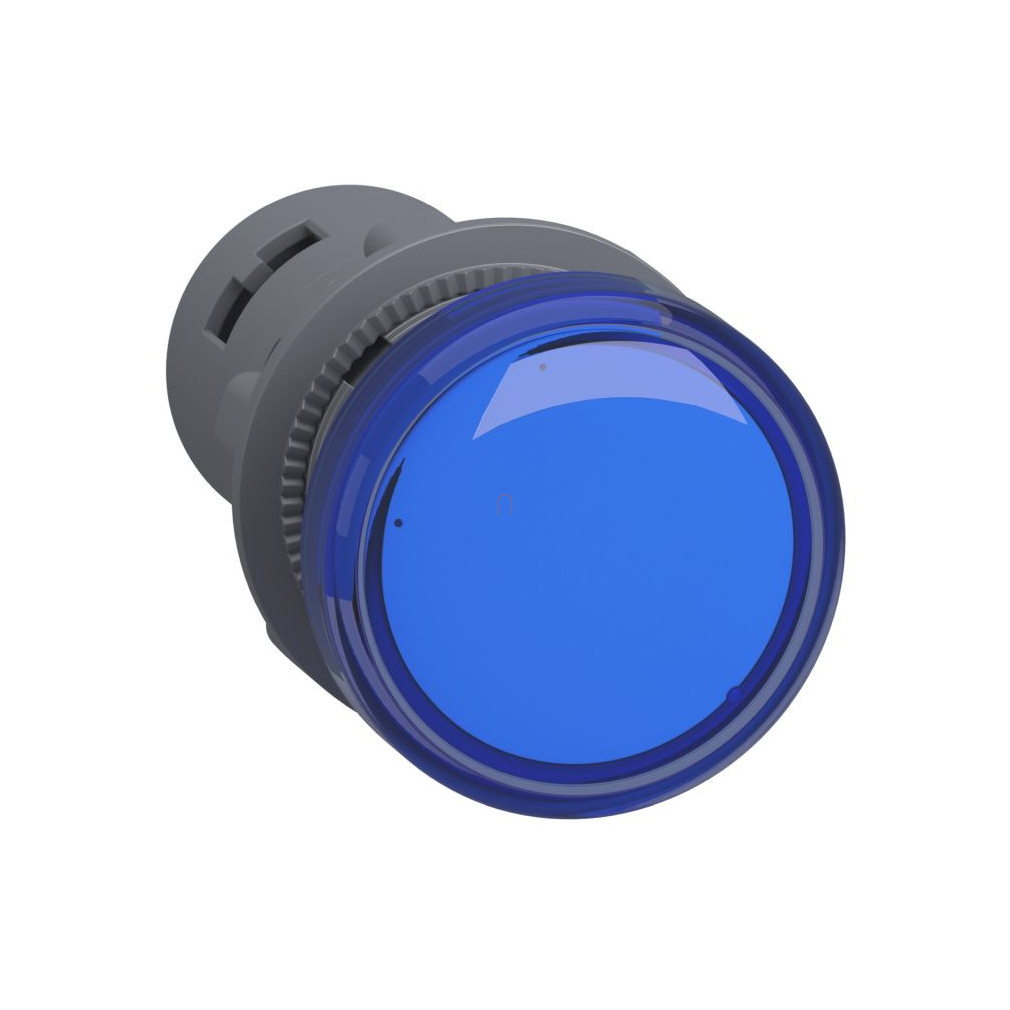 Harmony Easy Series LED jelzőlámpa, D22, 220V DC, kék XA2EVMD6LC Schneider