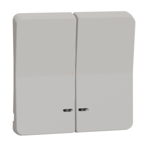   Schneider Electric Mureva Styl - MUR39205 - Kettős billentyű, jelzőfényes, polárfehér