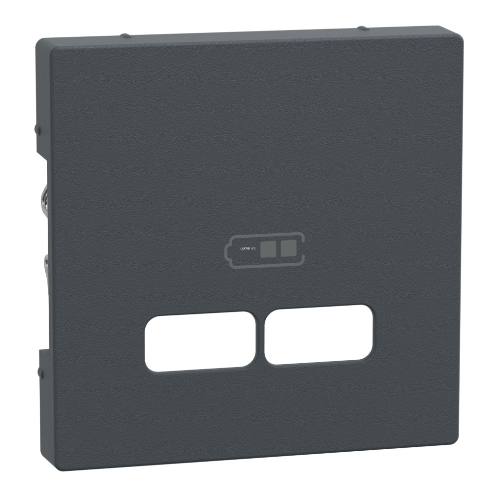 Schneider Merten USB töltő burkolat, antracit (System-M)