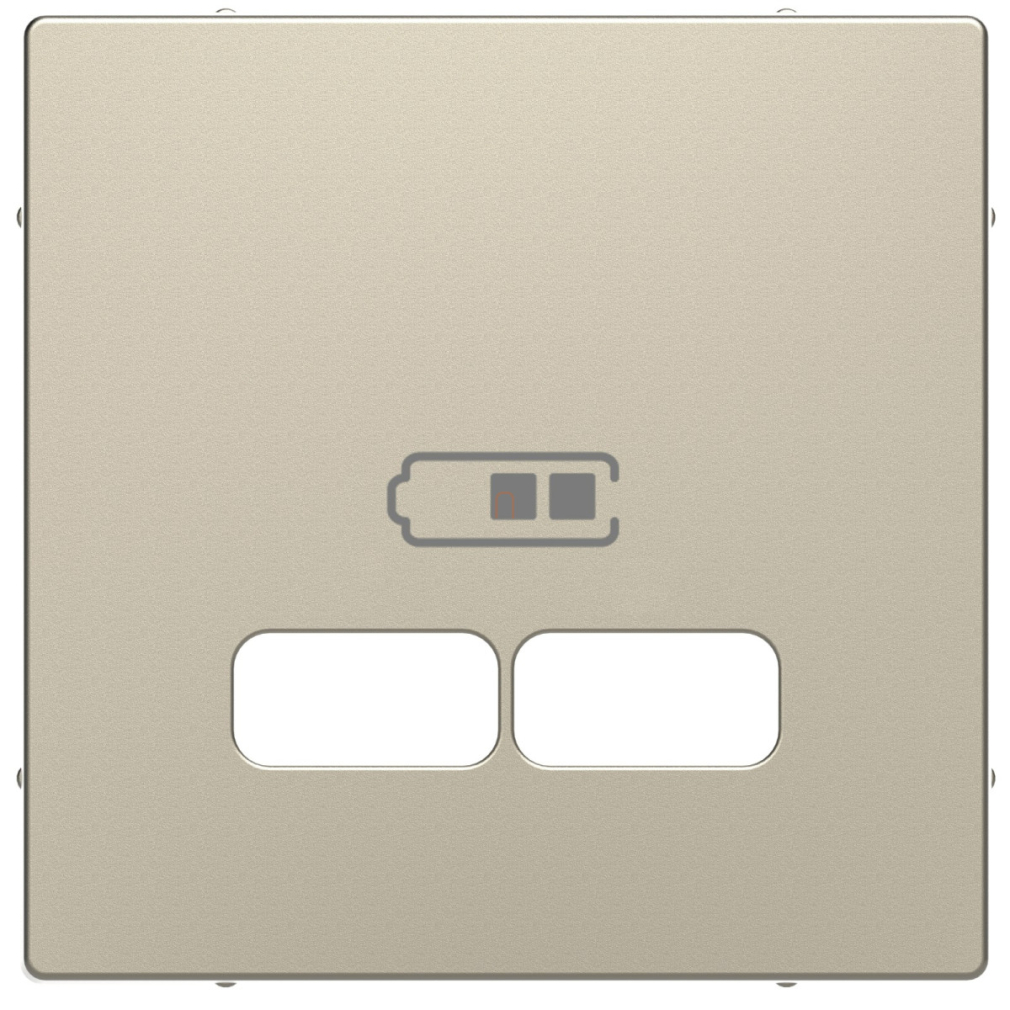 Schneider Merten USB töltő burkolat, szahara (System Design)