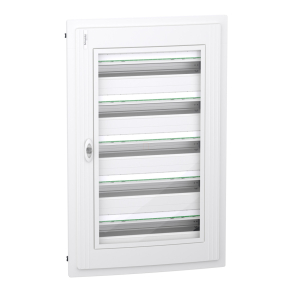   Schneider Electric PrismaSeT XS - LVSXP524 - Szekrény, átlátszó ajtó, süllyesztett, 5x24 modul, PEN