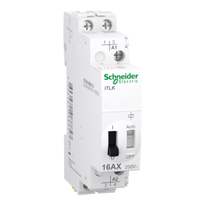   Schneider Electric Acti9 iTL A9C45216 iTLK impulzusrelé, 16A, 2NO, 230VAC
