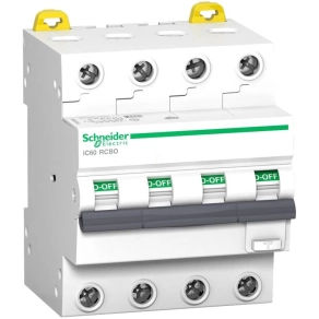   Schneider Electric Acti9 iC60 - A9D77416-A9D77416 áramvédős kismegszakító, 6kA, SI osztály, 4P, C, 16A, 30mA