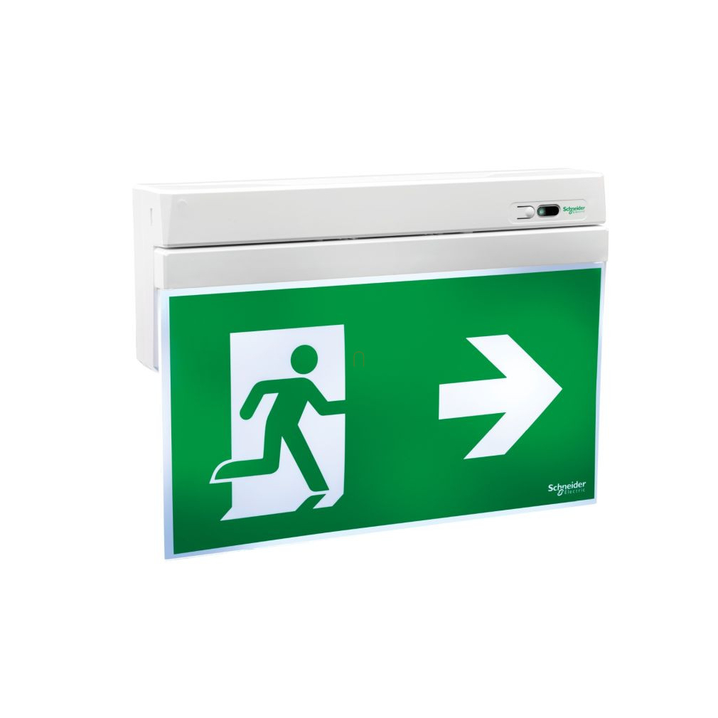 OVA Exiway Smartexit DiCube, kombinált, IP40, IK04, 1.5 óra, 26 méter OVA48604 Schneider