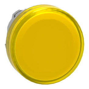 Schneider Electric Harmony XB4 - ZB4BV083E - fém jelzőlámpa fej, Ø22, LED jelzőlámpához, betehető címke, sárga