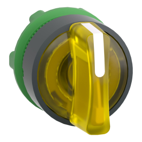   Schneider Electric Harmony XB5 - ZB5AK1383 - műanyag világító választókapcsoló fej, Ø22, 3 állású, sárga