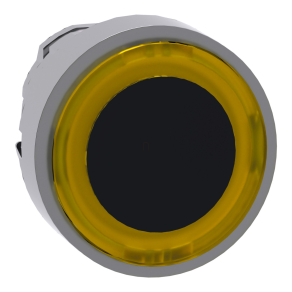   Schneider Electric Harmony XB4 - ZB4BW983 - fém világító nyomógomb fej, Ø22, visszatérő, sárgán világító perem