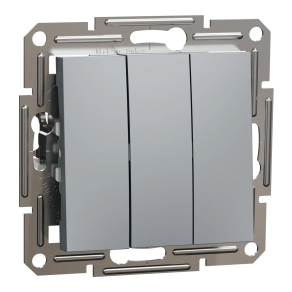 Schneider Electric Asfora - EPH2100162 - Hármas kapcsoló, acél