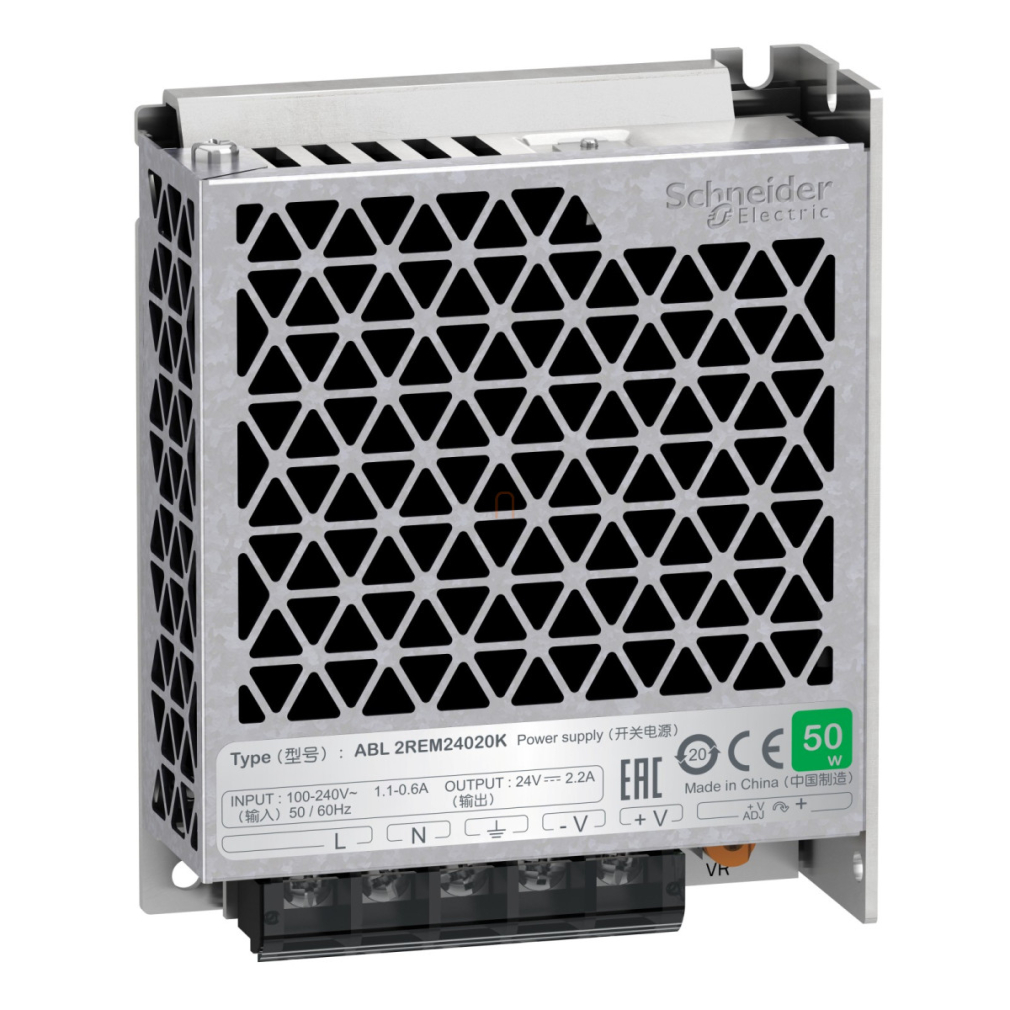 Modicon ABL2 tápegység, panelre szerelhető, 1f, 24 VDC, 50 W ABL2REM24020K Schneider