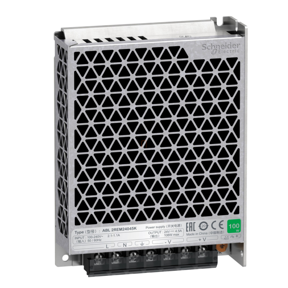 Modicon ABL2 tápegység, panelre szerelhető, 1f, 24 VDC, 100 W ABL2REM24045K Schneider