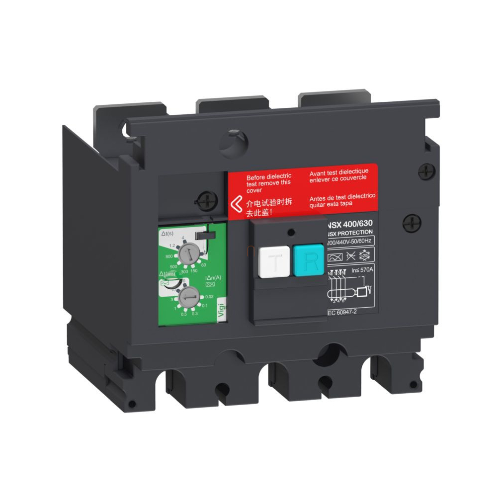Vigi 200-440V 3P, NSX400/630 LV432464 Schneider