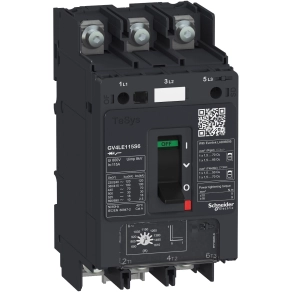 Schneider Electric TeSys - GV4LE80S6 - GV4LE motorvédő mágneses 80A 100kA kengyeles csavaros