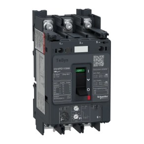 Schneider Electric TeSys - GV4PE115N6 - GV4PE motorvédő termikus - mágneses 115A 50kA kengyeles csavaros