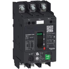 Schneider Electric TeSys - GV4PEM80N6 - GV4PE Multi motorvédő termikus - mágneses 80A 50kA kengyeles csavaros