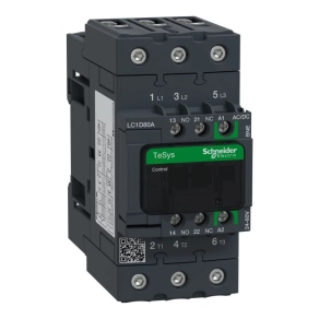   Schneider Electric TeSys D - LC1D80ABNE - D contactor 3P 80A AC - 3 up to 440V coil 24 - 60V AC/DC EverLink