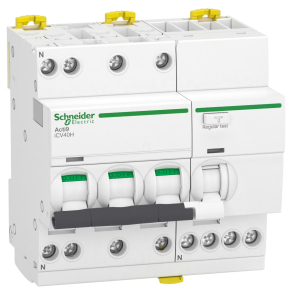   Schneider Electric Acti9 iCV40 - A9DC4713 - áramvédős kismegszakító, A osztály, 3P-N, C, 13A, 30mA, 10kA