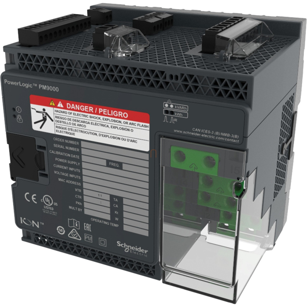 ION9000 mérő, kijelző nélkül és hardver készlettel METSEION92030 Schneider