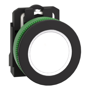   Schneider Electric Harmony XB5 - XB5FVB1 - panelbe süllyesztett komplett műanyag LED jelzőlámpa, Ø30, 24VAC/DC, fehér